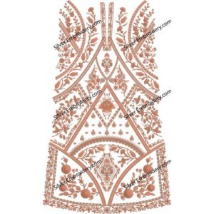 Unique Neck Embroidry NED1642-24