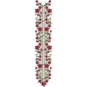 Flower Neck Embroidery NED1651-24