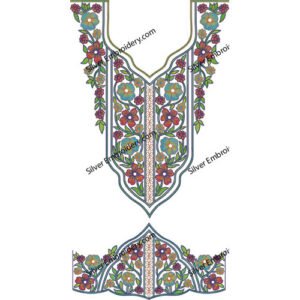Kaftan Embroidery Dress Design KED166-24