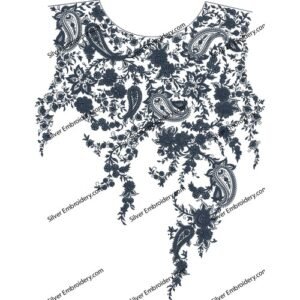 Neck Embroidery Design NED1664-24