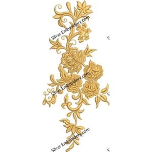 Flower Neck Embroidery NED1665-24
