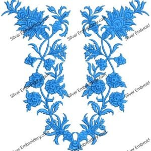 Neck Embroidery Machine Design NED1690-24