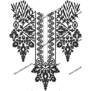Neck Embroidry Design NED1693-24