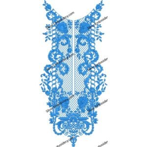 Neck Embroidery Machine Design NED1699-24