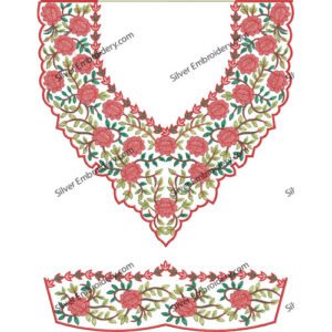Kaftan Floral Embroidery KED170-24