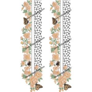 Neck Embroidry Design NED1718-24