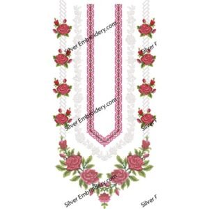 Neck Embroidery Machine Design NED1721-24