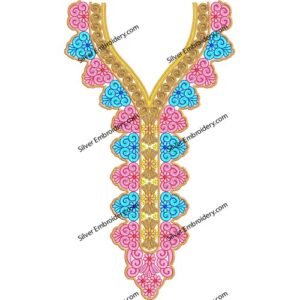 Neck Embroidry Design NED1745-24