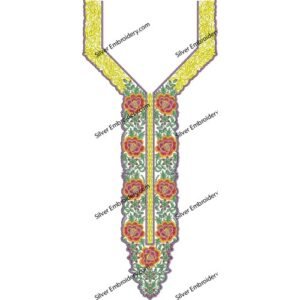 Flower Neck Embroidery NED1748-24