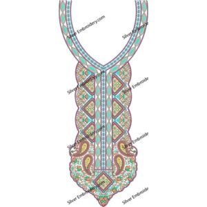 Unique Neck Embroidry NED1752-24