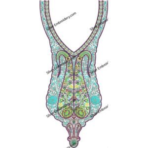 Embroidery Neck Design NED1757-24