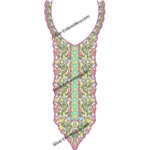 Neck Embroidry Pattren NED1758-24