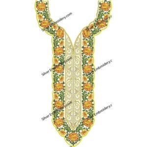 Flower Neck Embroidery NED1760-24
