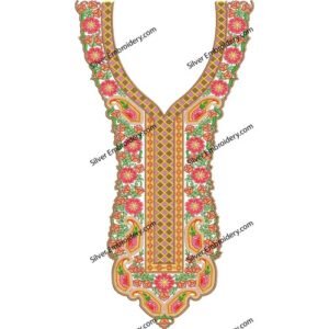 Neck Embroidry Design NED1764-24