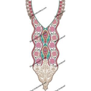 Neck Embroidry Design NED1776-24