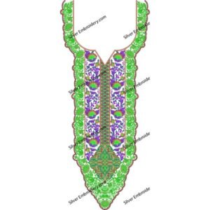 Neck Embroidery Machine Design NED1782-24