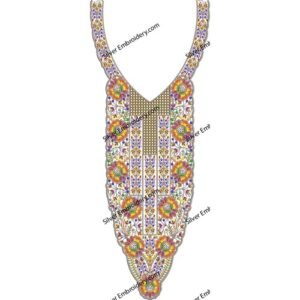 Neck Embroidry Design NED1789-24