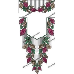 Kaftan Flower Embroidery KED180-24