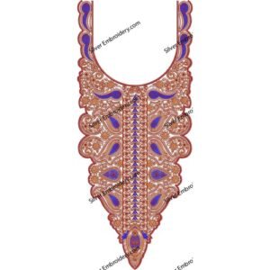 Neck Embroidery Machine Design NED1804-24