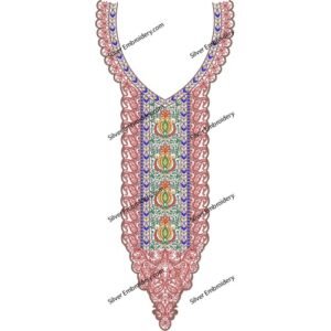 Neck Embroidry Pattren NED1813-24