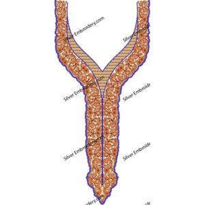 Neck Embroidery Machine Design NED1815-24