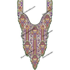 Neck Embroidery Machine Design NED1841-24