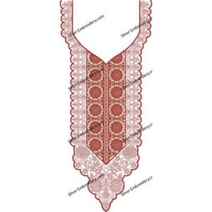 Flower Neck Embroidery NED1860-24