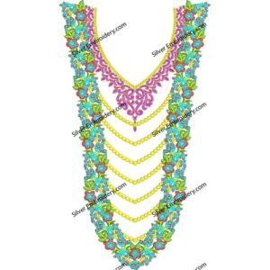 Neck Embroidry Design NED184-24