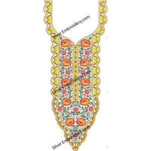 Neck Embroidry Design NED1873-24