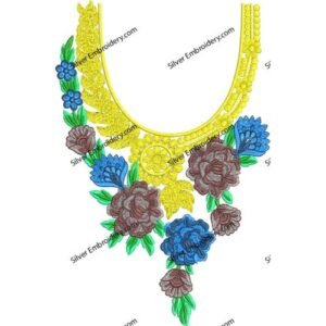 Neck Embroidery Machine Design NED1935-24