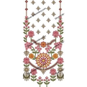 Flower Neck Embroidery NED1942-24