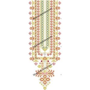 Neck Embroidery Machine Design NED1957-24