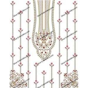 Unique Neck Embroidry NED1965-24