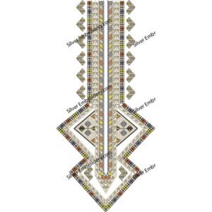 Neck Embroidery Machine Design NED1988-24