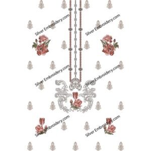 Flower Neck Embroidery NED1991-24