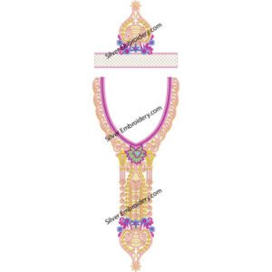 Neck Kaftan Embroidery KED214-24