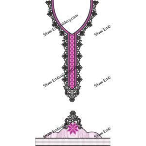 Neck Kaftan Embroidery KED218-24