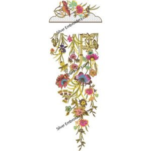 Kaftan Flower Embroidery KED219-24