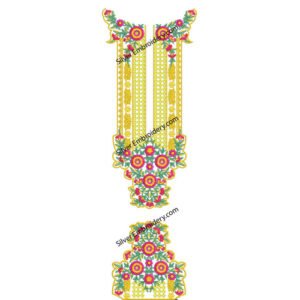 Kaftan Flower Embroidery KED229-24