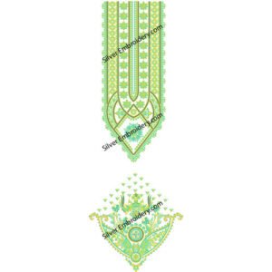 Neck Kaftan Embroidery KED233-24