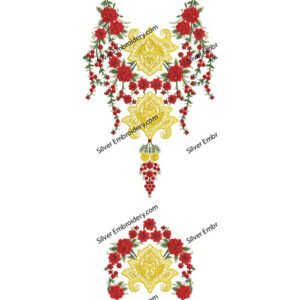 Kaftan Floral Embroidery KED235-24