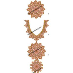 Kaftan Embroidery Design KED239-24