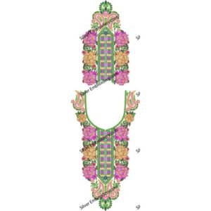 Neck Kaftan Embroidery KED241-24