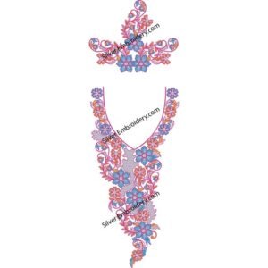 Kaftan Flower Embroidery KED248-24
