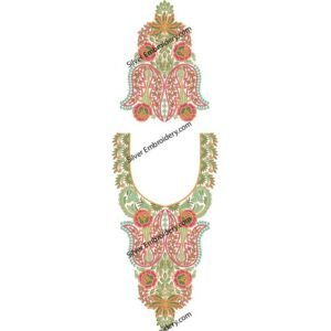 Kaftan Embroidery Design KED251-24