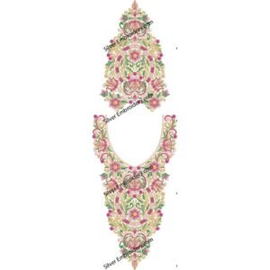Neck Kaftan Embroidery KED255-24
