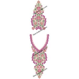 Kaftan Flower Embroidery KED256-24