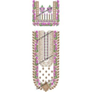 Kaftan Embroidery Dress Design KED258-24