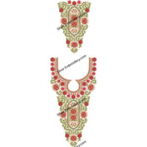 Kaftan Embroidery Design KED261-24
