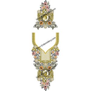 Kaftan Embroidery Dress NED262-24
